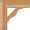 Ekena Millwork Funston Block Rough Sawn Bracket, Western Red Cedar, 6"W x 24"D x 24"H BKT06X24X24FST05RWR - alternate 3